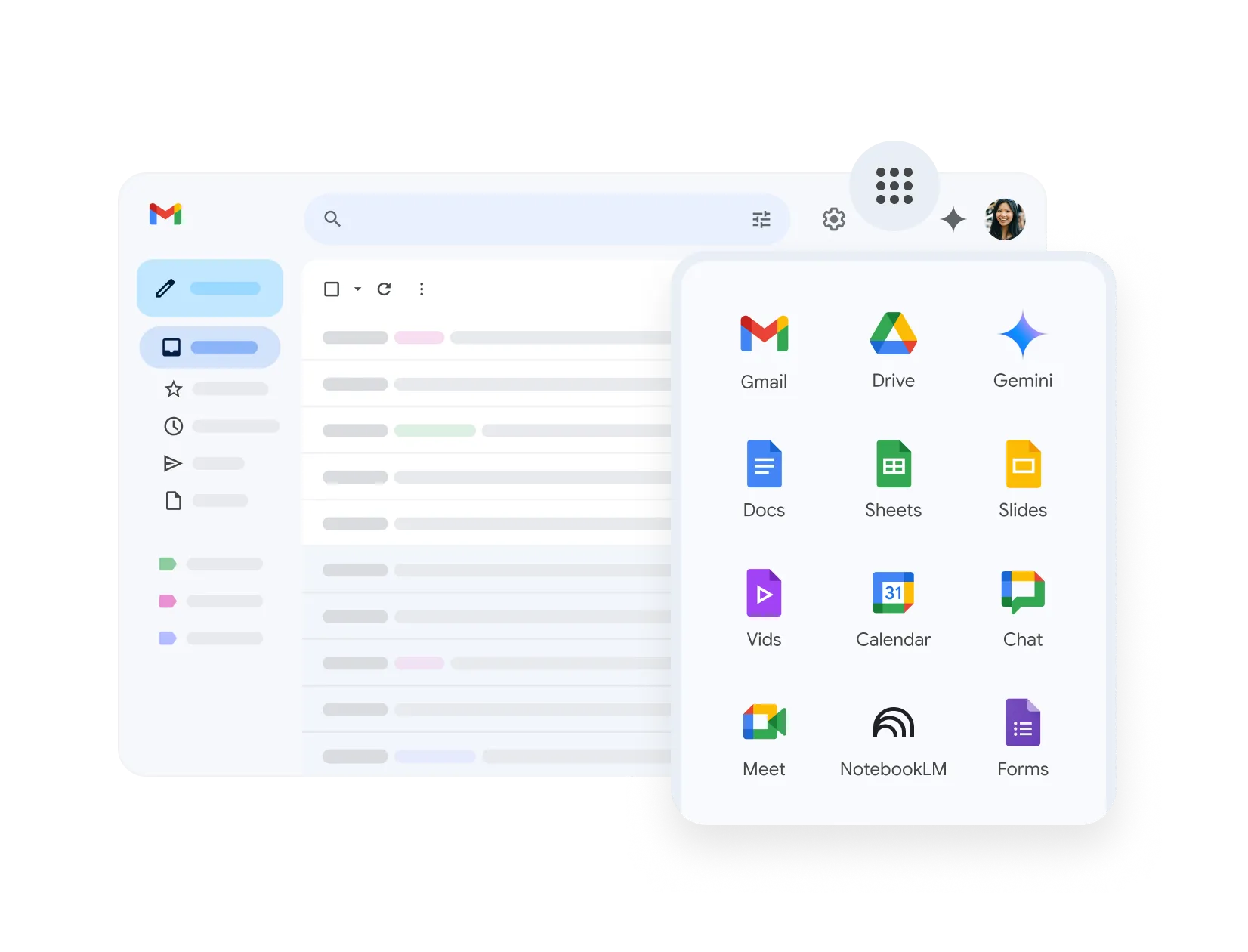 Gmail бизнес интерфейсі